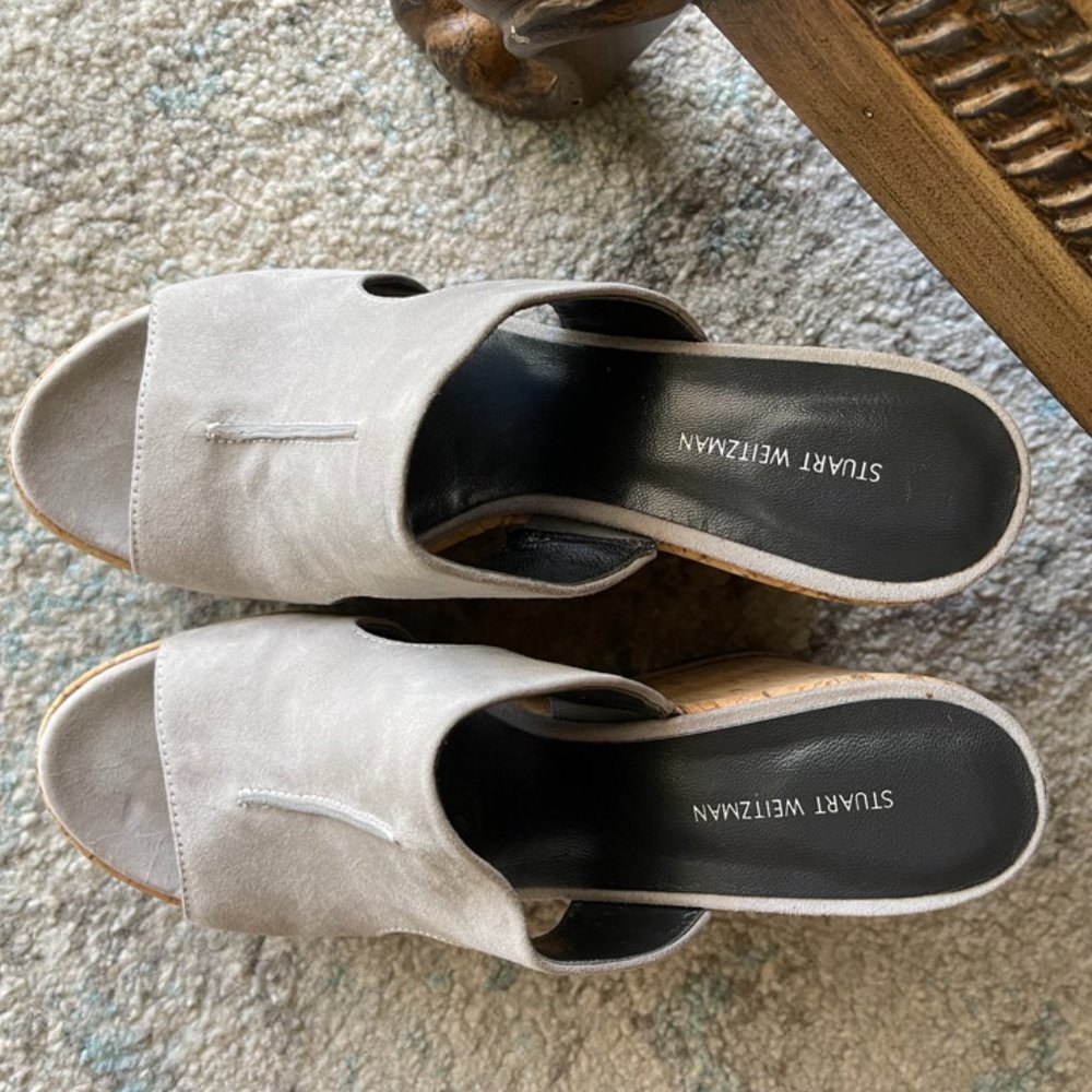 Stuart Weitzman Ponte Slip-on Wedge